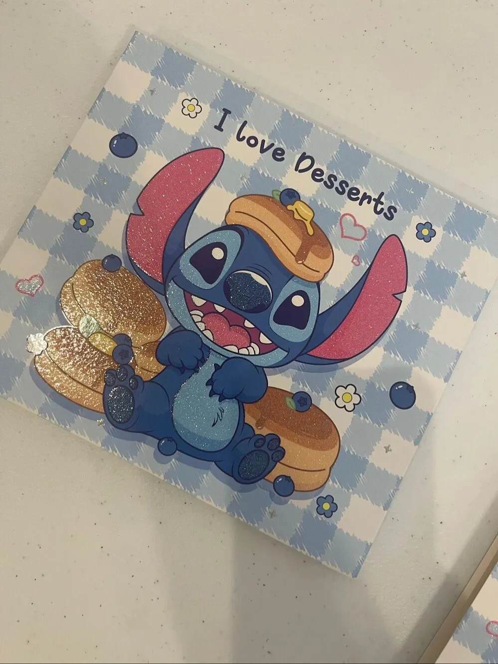 Stitch I Love Desserts 42 color eyeshadow palette with mirror. New